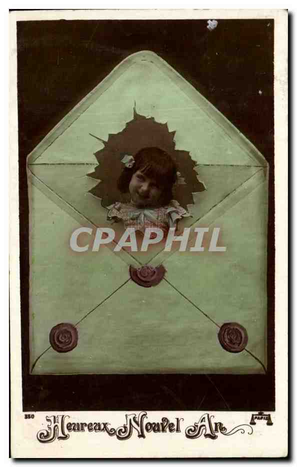 CPA Fantaisie Enfant Lettre 