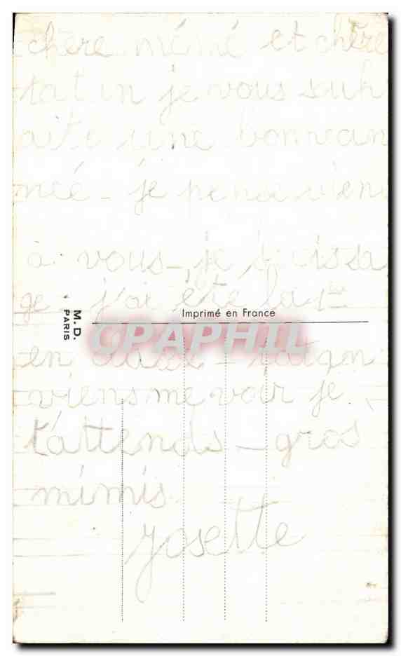 CPA Fantaisie Enfants Fer a cheval Chien — Reverso