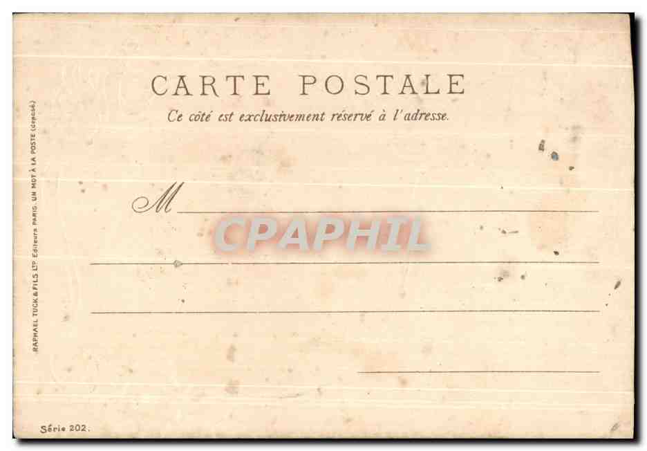 CPA Fantaisie Femme Fleurs sechee — Verso