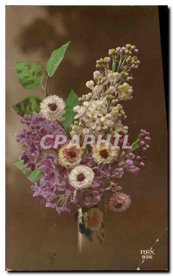 CPA Fantaisie Fleurs
