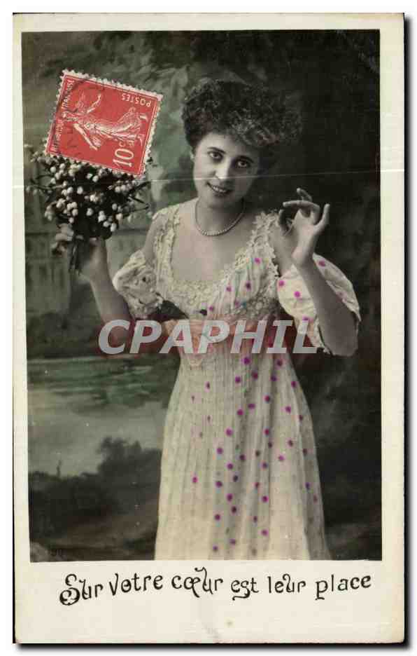 CPA Fantaisie Femme 