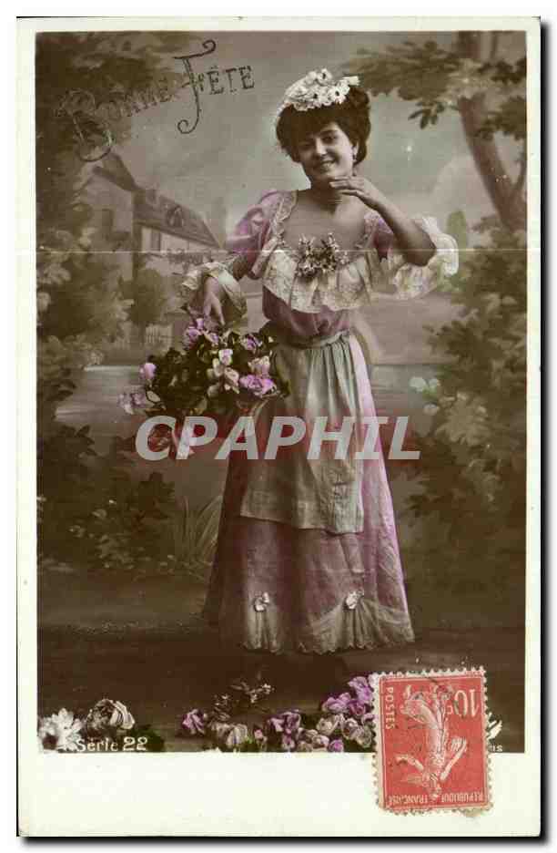 CPA Fantaisie Femme 