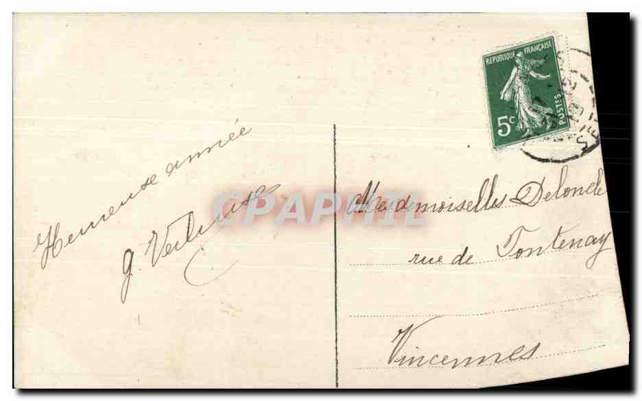 CPA Fantaisie Enfant  — Verso