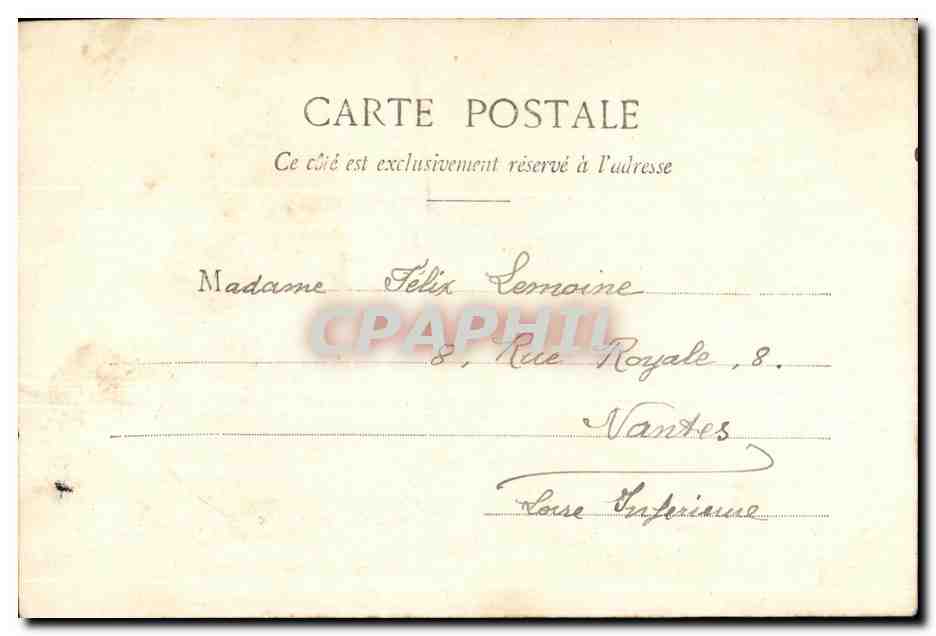 CPA Fantaisie Enfant  — Verso