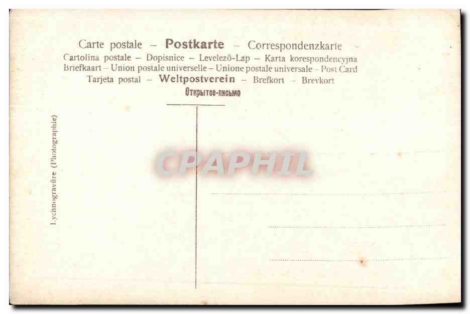 CPA Fantaisie Jeune fille  — Verso