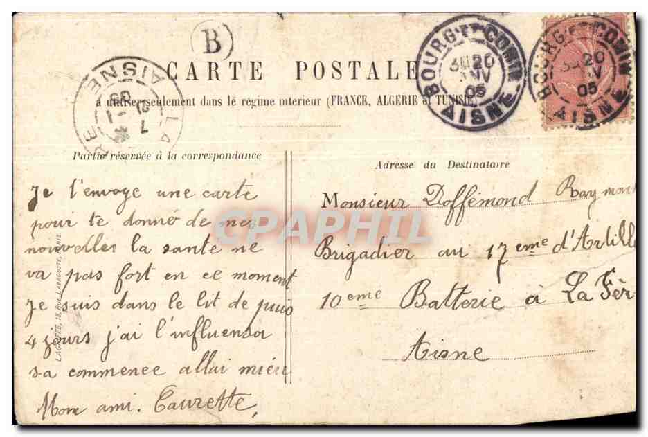 CPA Fantaisie Femme Marin pres du port Constantinople Turquie — Verso