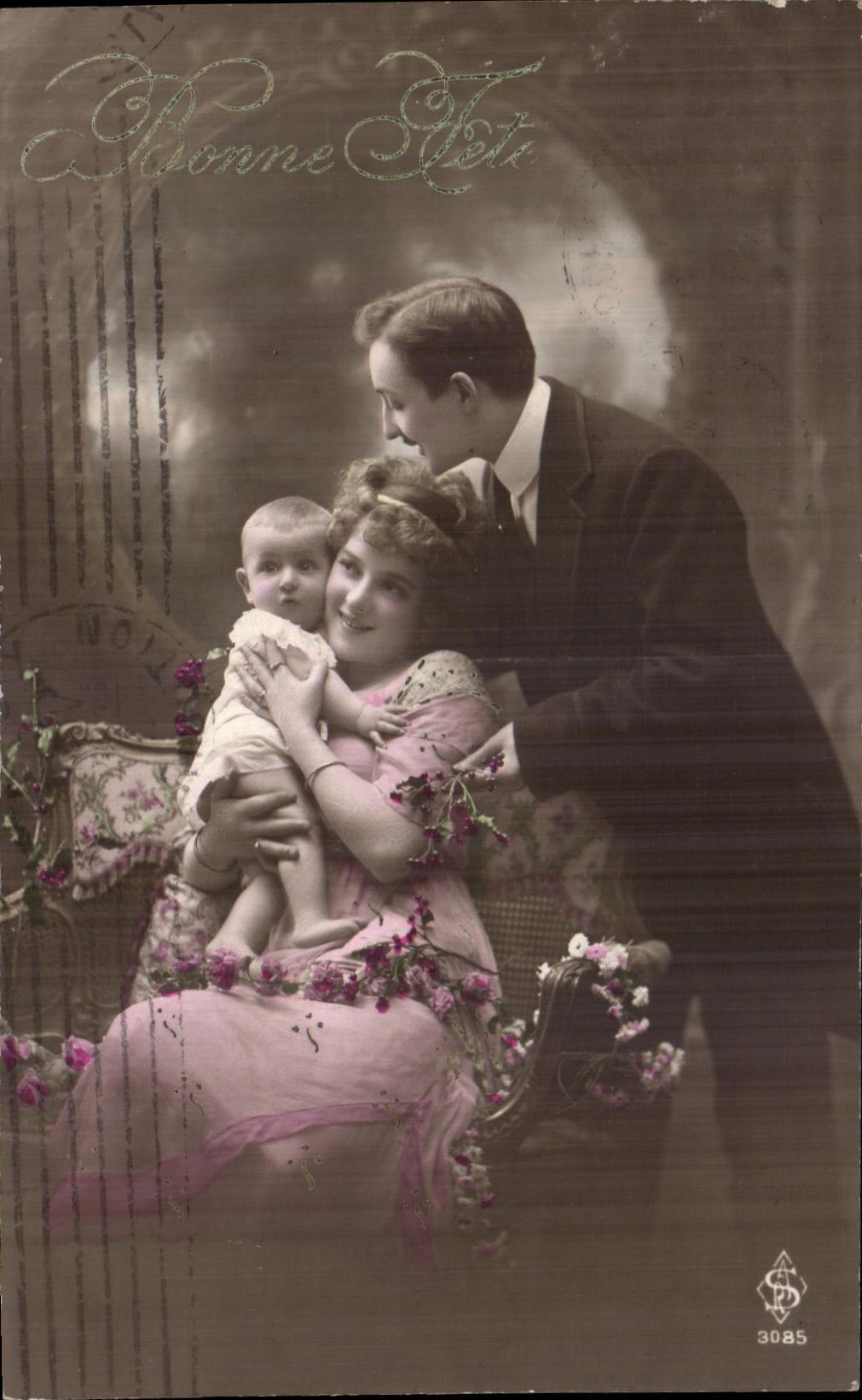 CPA Fantaisie Femme Enfant Bebe 