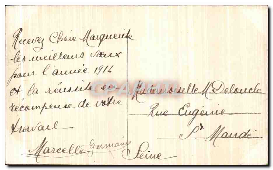 CPA Fantaisie Enfants Lune  — Rückseite