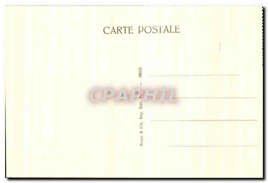 CPA Boucher La Musette Musee du Louvre Paris  — Verso