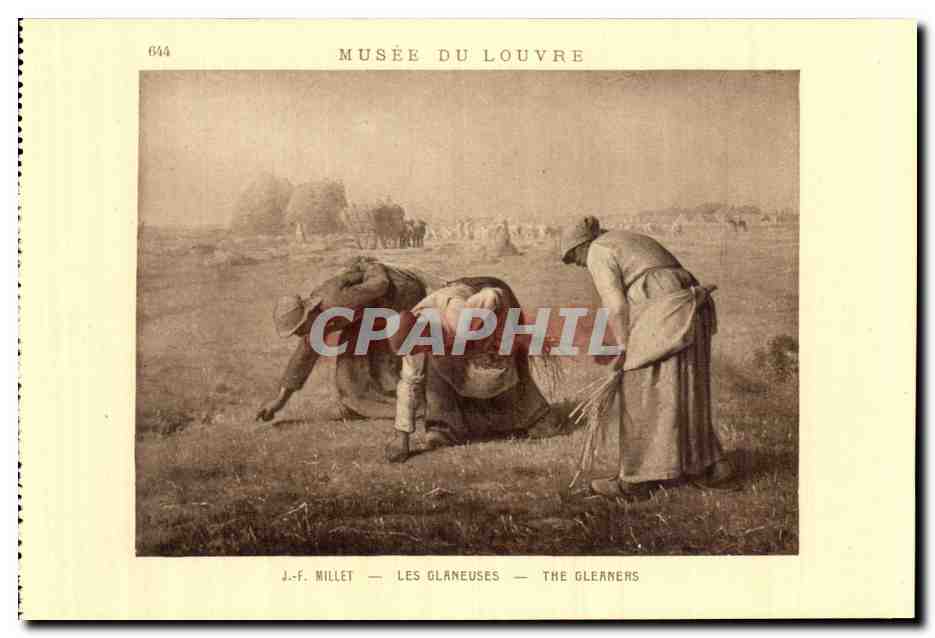 CPA Musee Du Louvre Millet Les Glaneuses