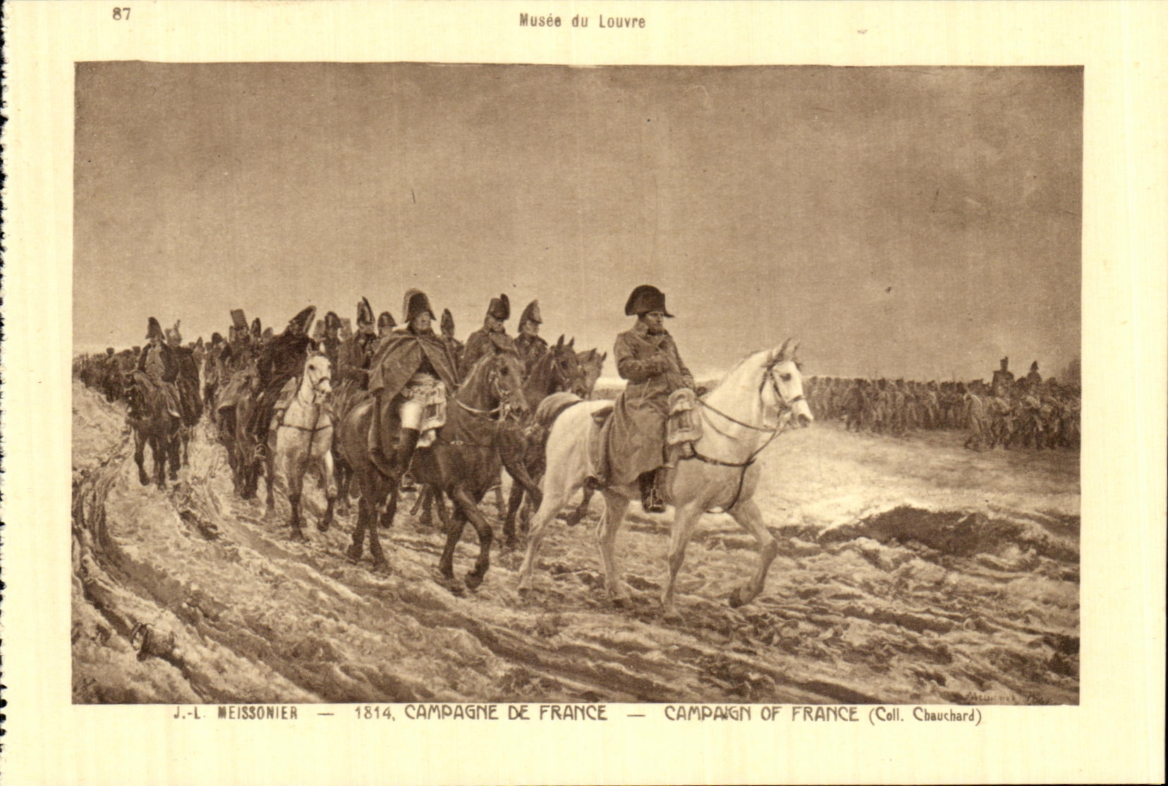 CPA Meissonier Campagne De France Napoleon 1er