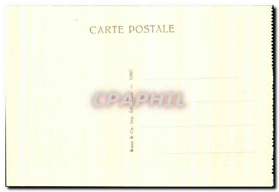 CPA Musee Du Louvre Corot L'etang Vaches — Rückseite