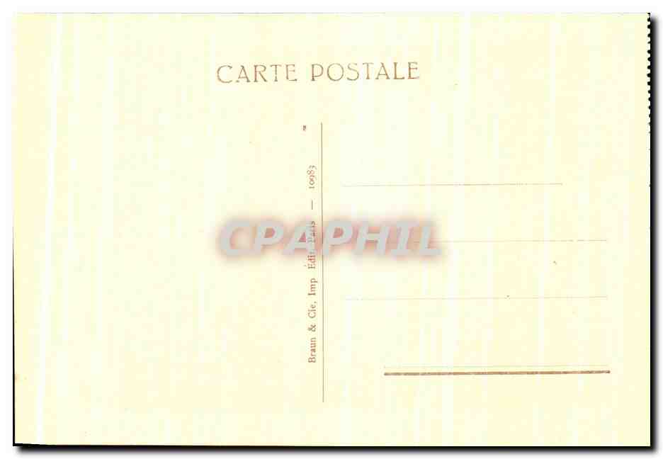 CPA Musee Du Louvre Watteau Gilles — Verso
