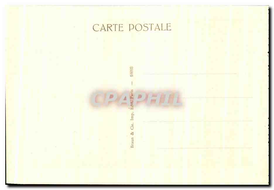 CPA Musee Du Louvre Chardin Le Benedicite  — Verso