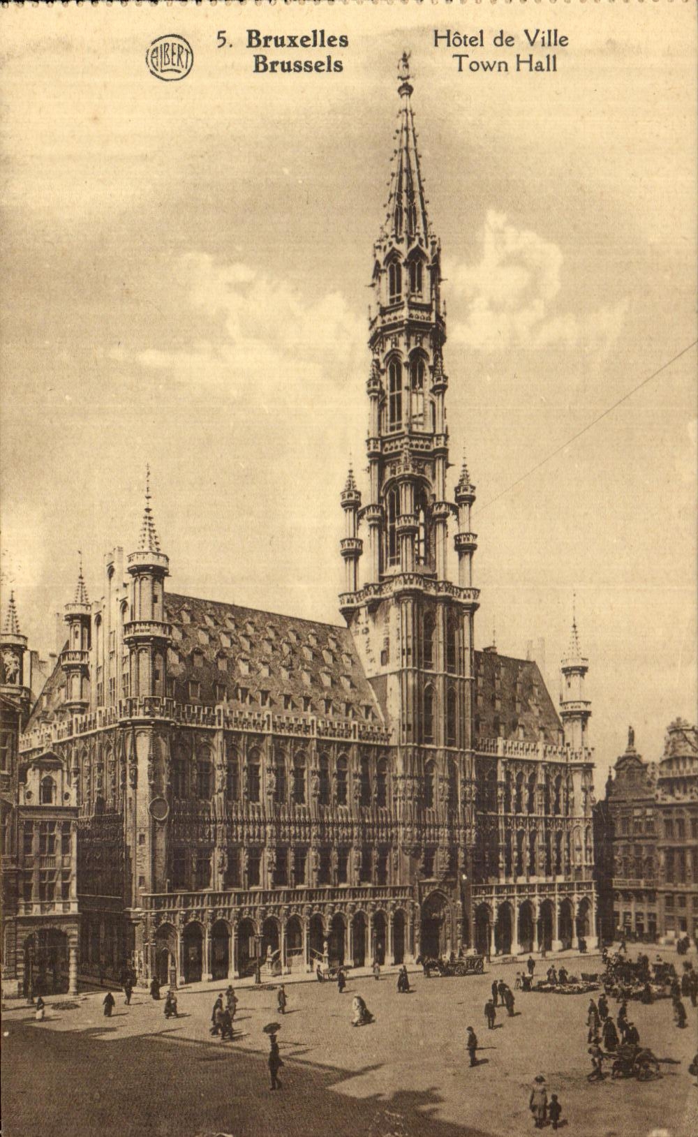 CPA Bruxelles Hotel de Ville