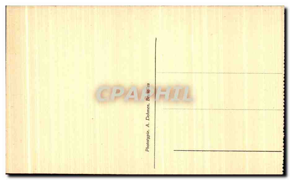 CPA Bruxelles Maison des Anciens Ducs de Brabant  — Verso