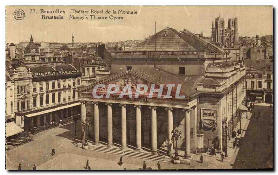 CPA Bruxelles Theatre Royal de la Monnaie 