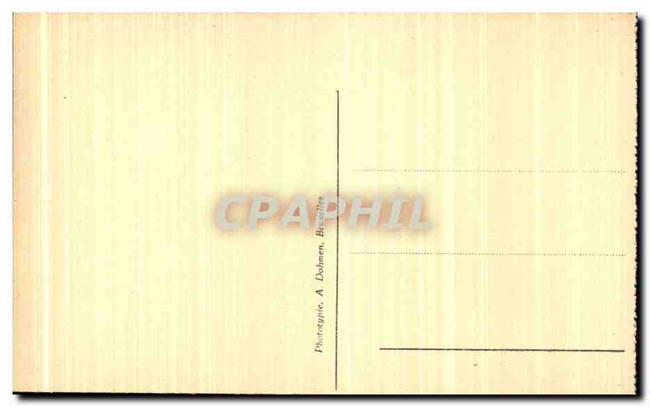 CPA Bruxelles Theatre Royal de la Monnaie  — Verso