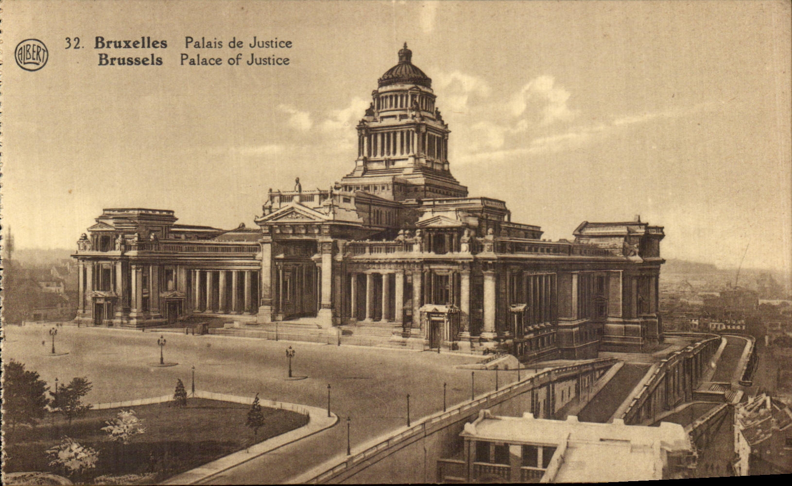 CPA Bruxelles Palais de Justice 