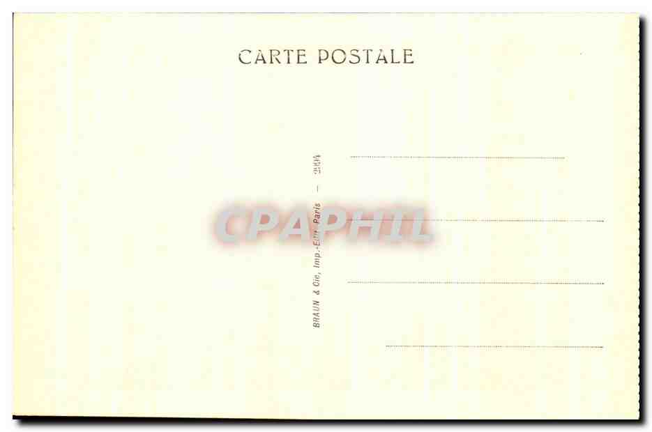 CPA Rodin Le Baiser — Verso