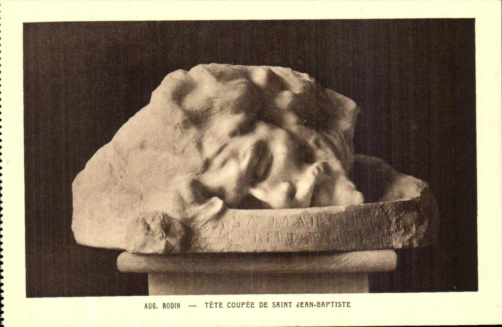 Auguste Rodin — Kopf des Heiligen Johannes des Täufers — Braun & Cie, Paris
