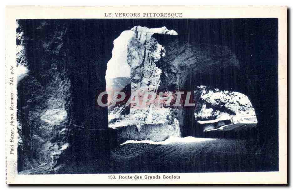 CPA Le Vercors Pittoresque Route Des Grands Goulets