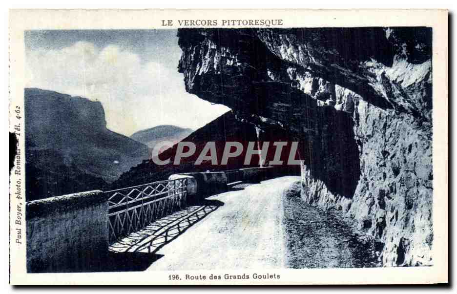 CPA Le Vercors Pittoresque Route Des Grands Goulets