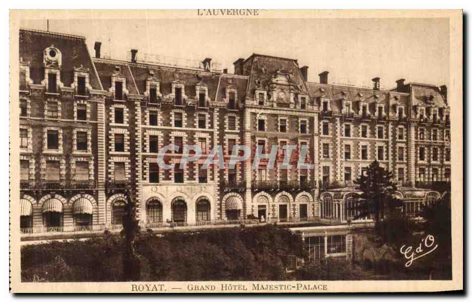Royat — Grand Hôtel Majestic-Palace — C. D'O