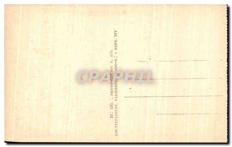 Royat — Parc Bargoin — La Vieille Tour — Verso