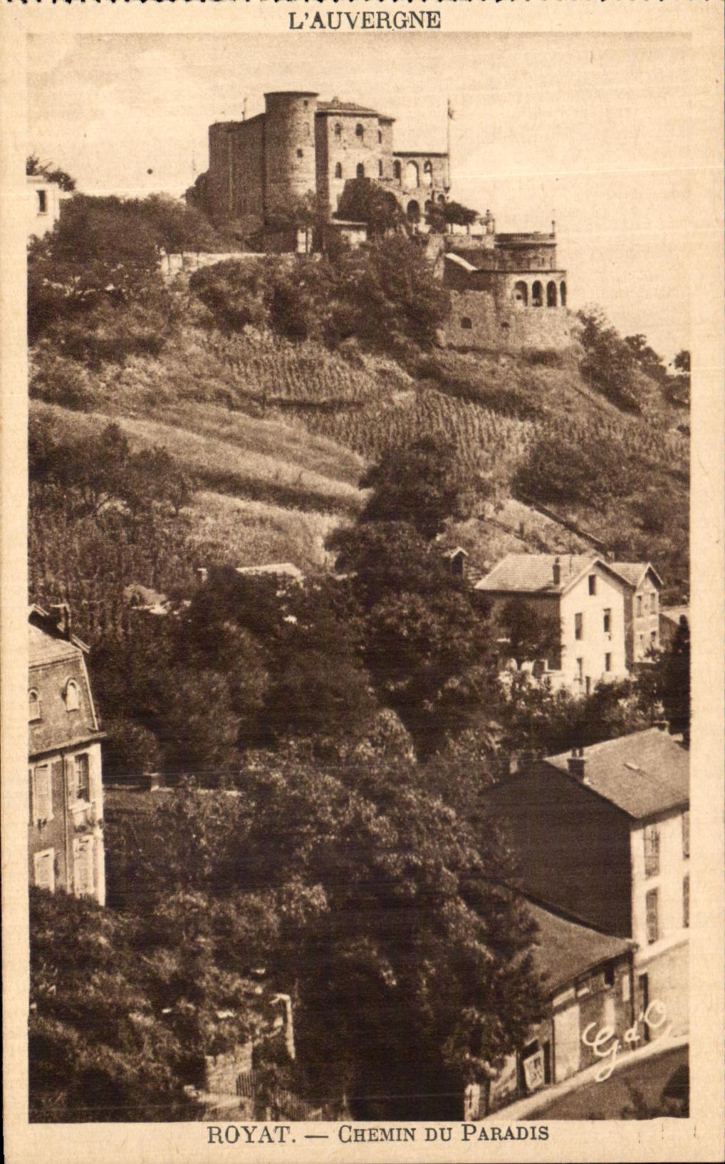 CPA L'auvergne Royat chemin Du Paradis