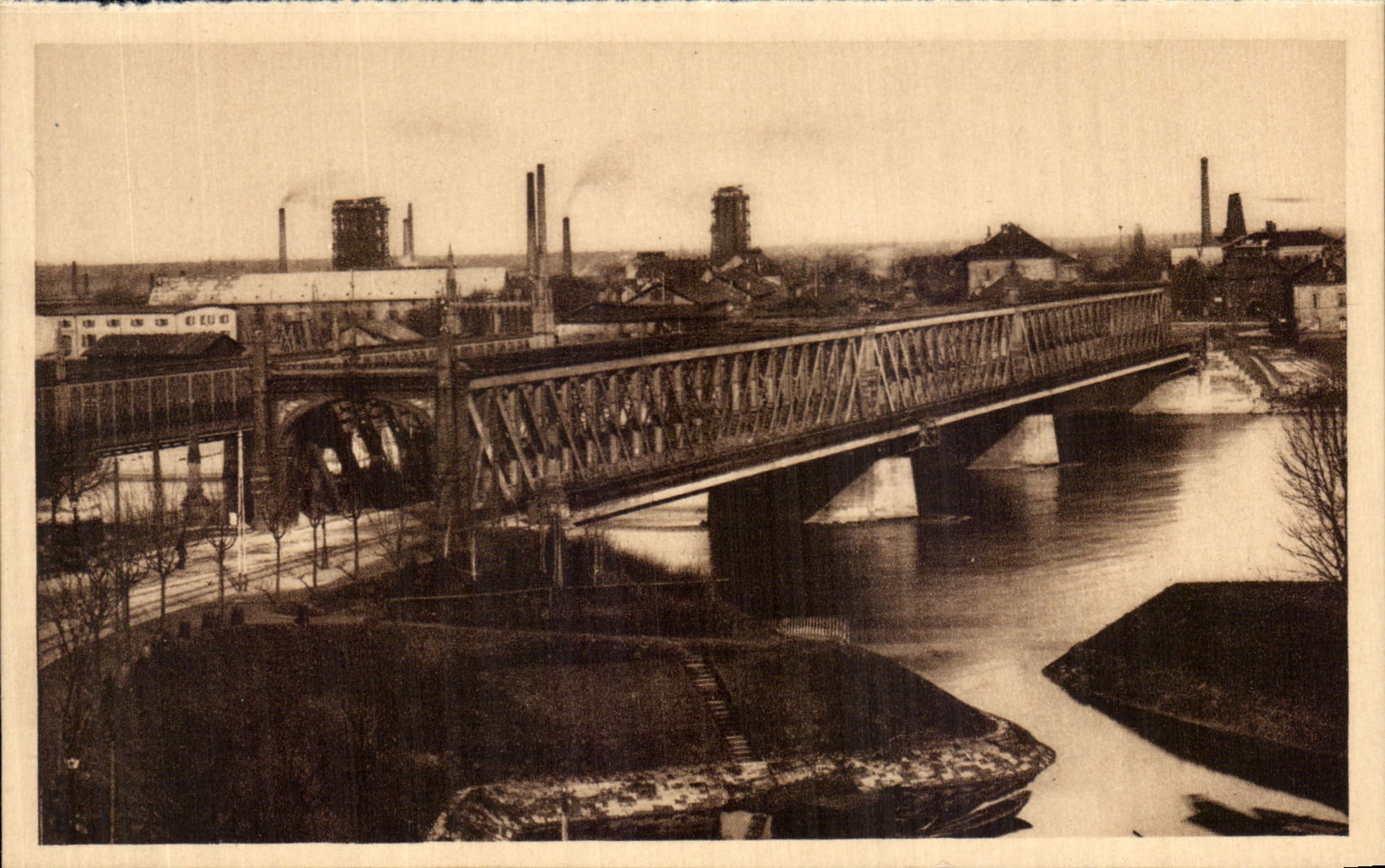 CPA Strasbourg Ponts Du Rhin