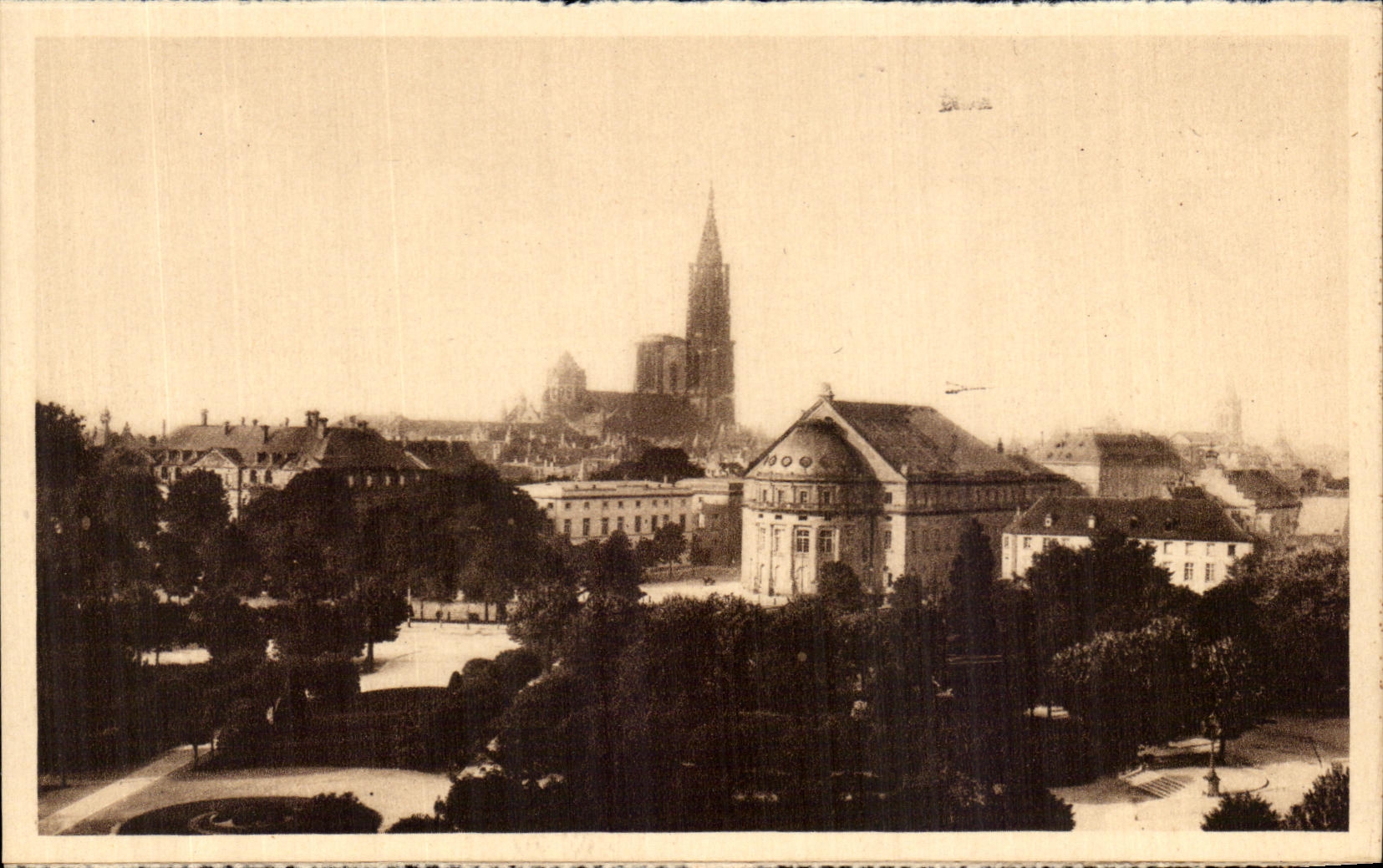 Straßburg — Ansicht vom Place de la République — Feix Laub, Verlag