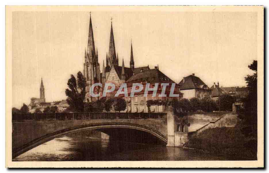 CPA Strasbourg Eglise Saint Paul Et Cathedrale