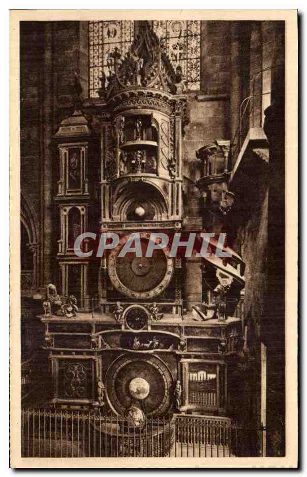CPA Strasbourg Horloge Astronomique De La Cathedrale