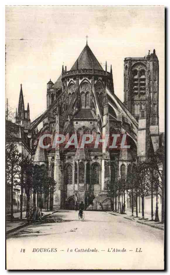 CPA Bourges La Cathedrale L'Abside