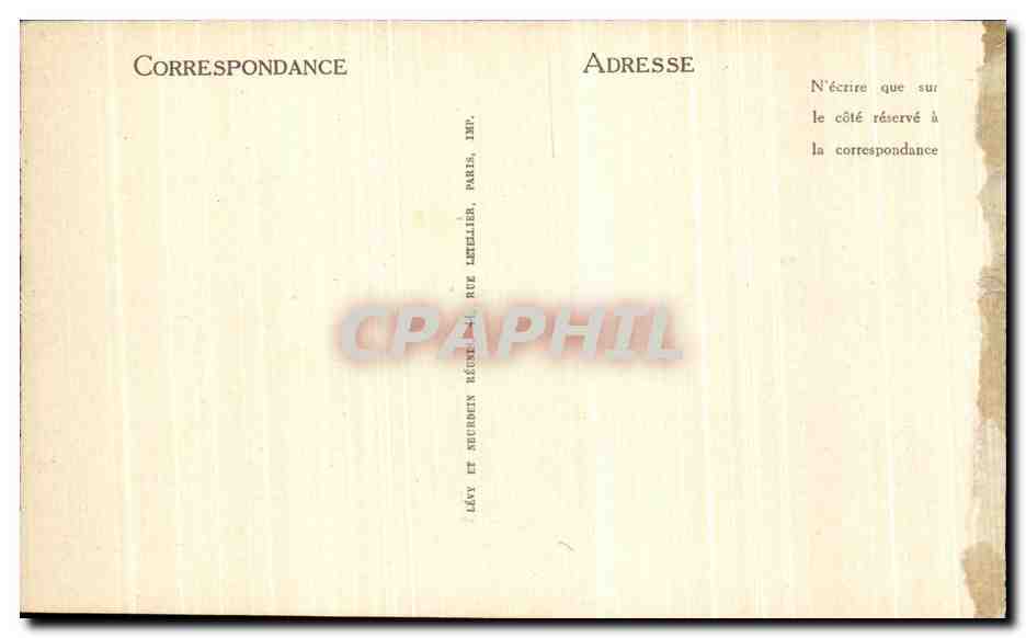 CPA Bourges La Cathedrale L'Abside — Achterkant