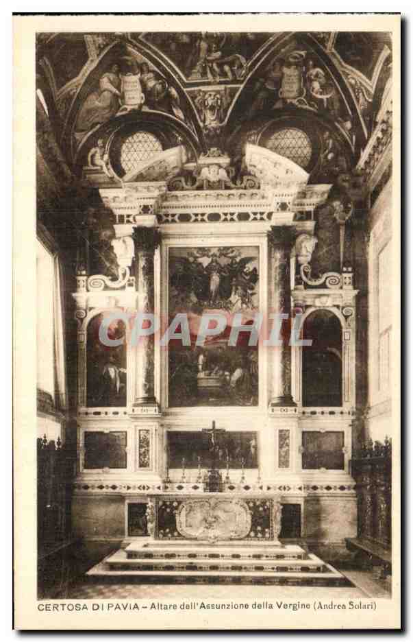 CPA Certosa Di Pavia Altare dell'Assunzione della Vergine