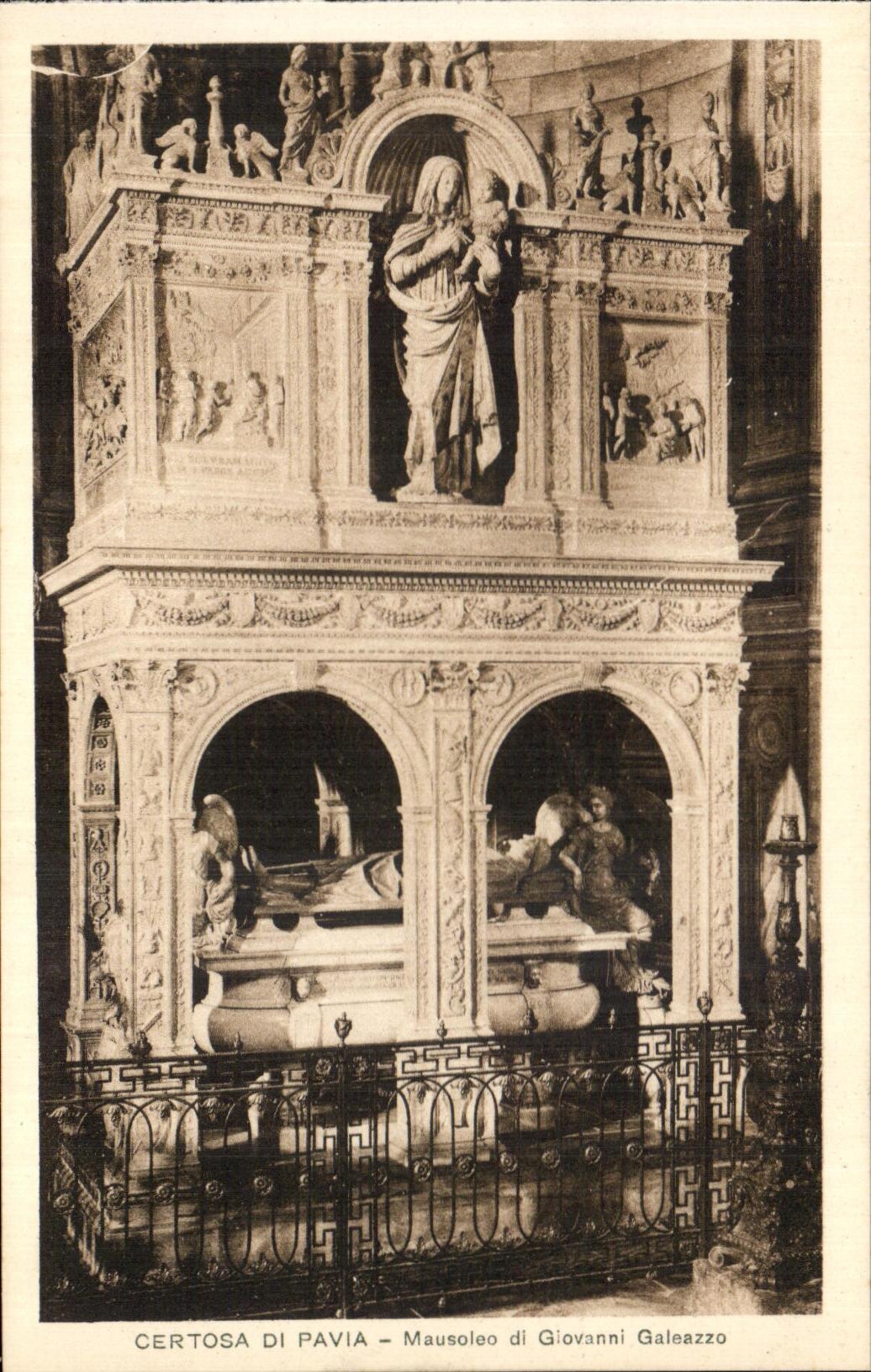 CPA Certosa Di Pavia Mausoleo di Glovanni Galeazzo