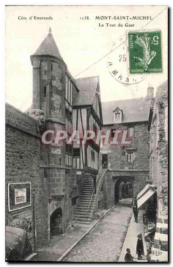 CPA Mont St Michel la Tour du Guet