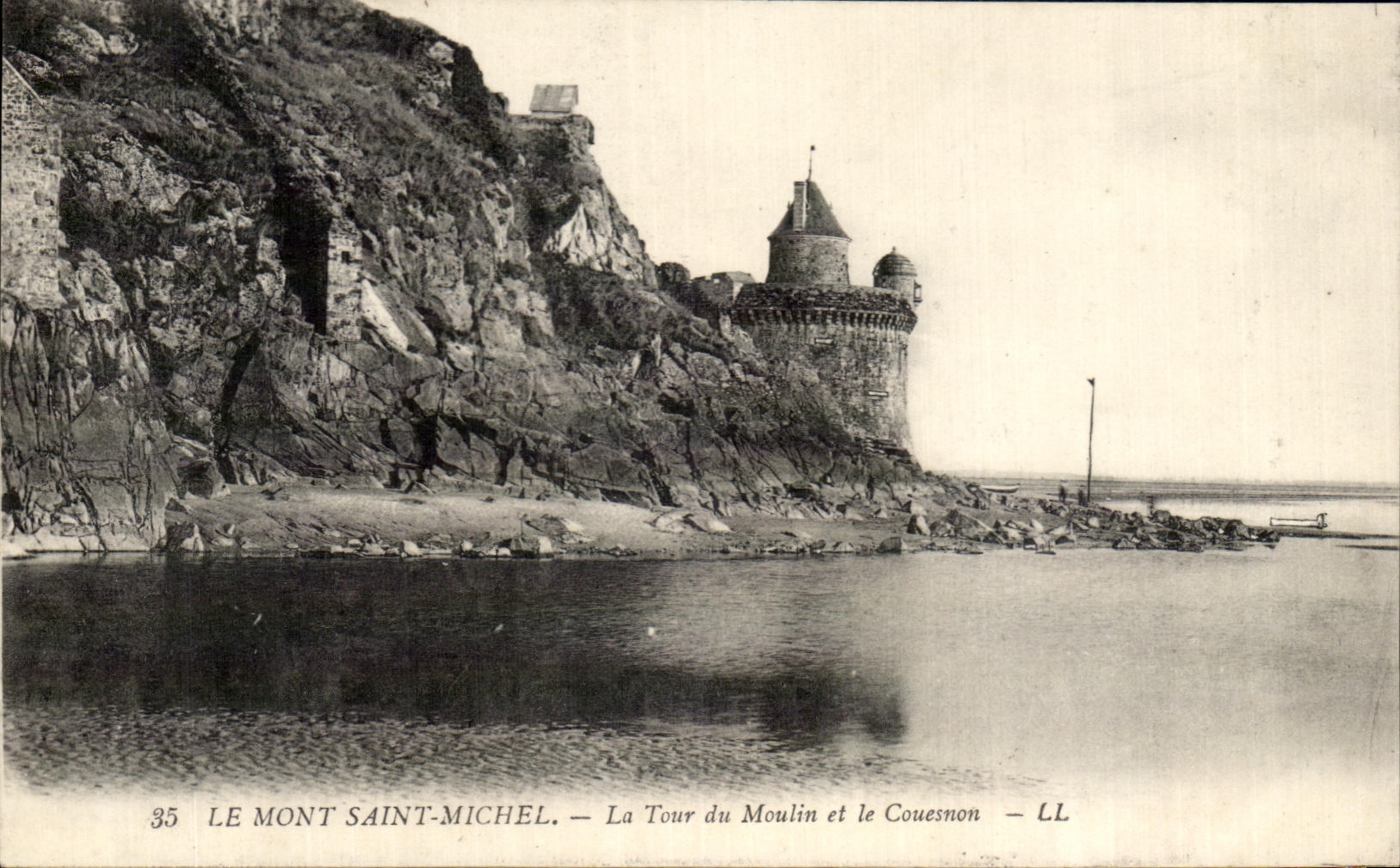 Le Mont Saint-Michel — La Tour du Moulin et le Couesnon — LL