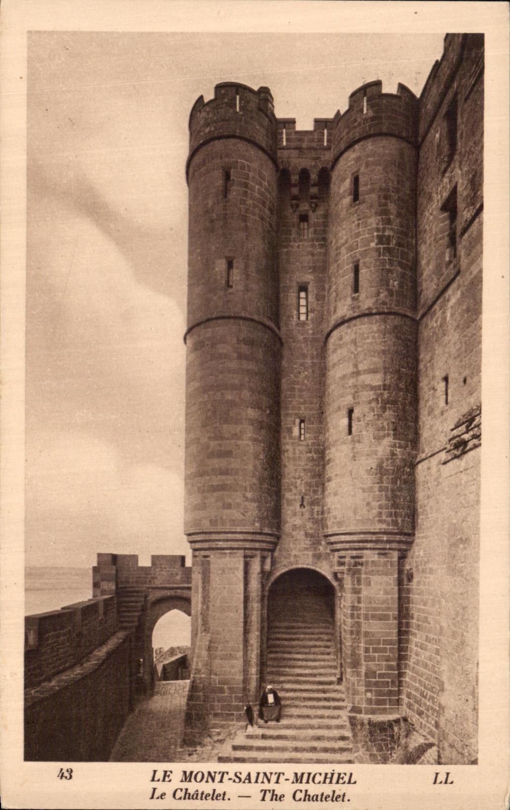 CPA Mont Saint Michel Maison Le Chatelet 