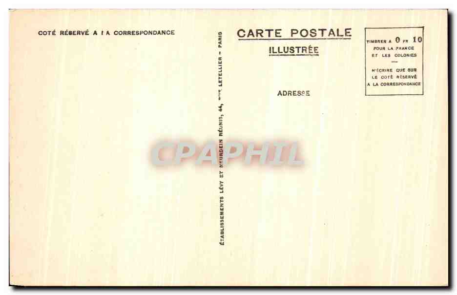 CPA Mont Saint Michel Maison Le Chatelet  — Rückseite