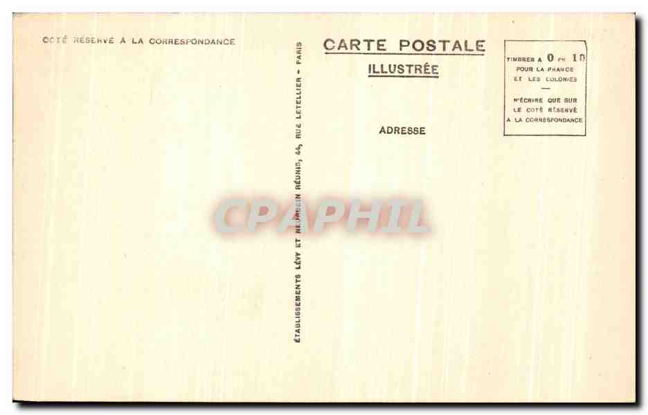 Le Mont-Saint-Michel — L'Abbaye — Le Réfectoire des Moines — I.I. — n°73 — Verso