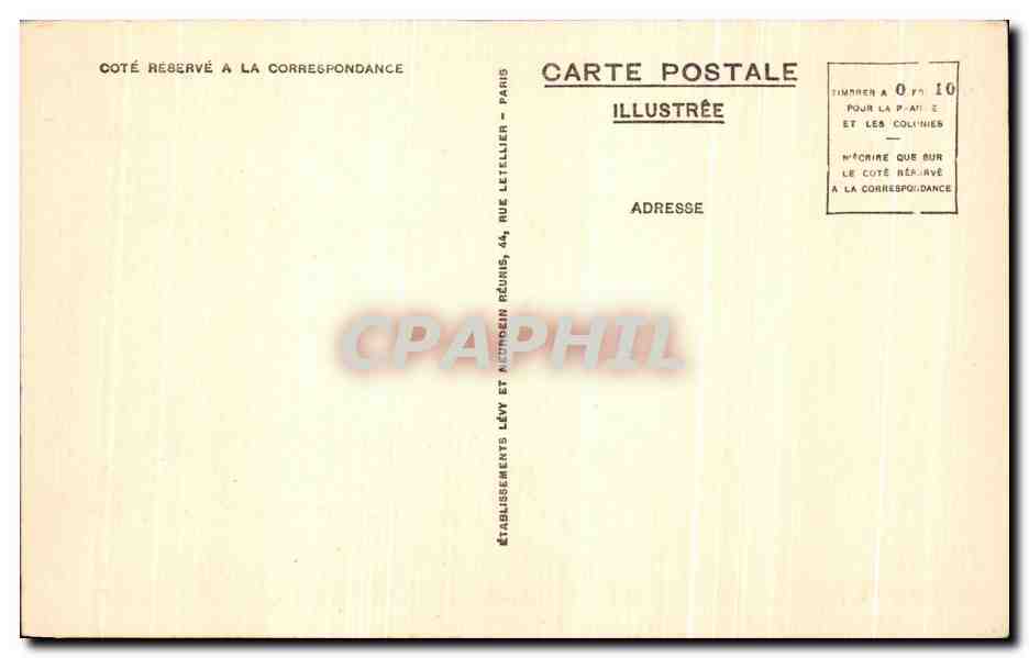 CPA Le Mont Saint Michel L'Abbaye La Crypte de l'Aquilon  — Verso