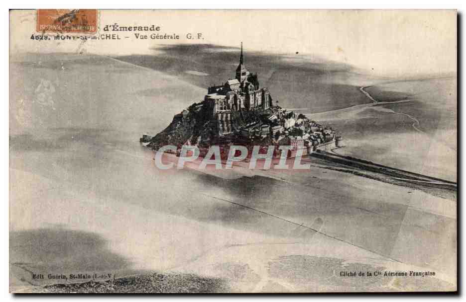 CPA d'Emevaude Mont Saint Michel Vue Generale