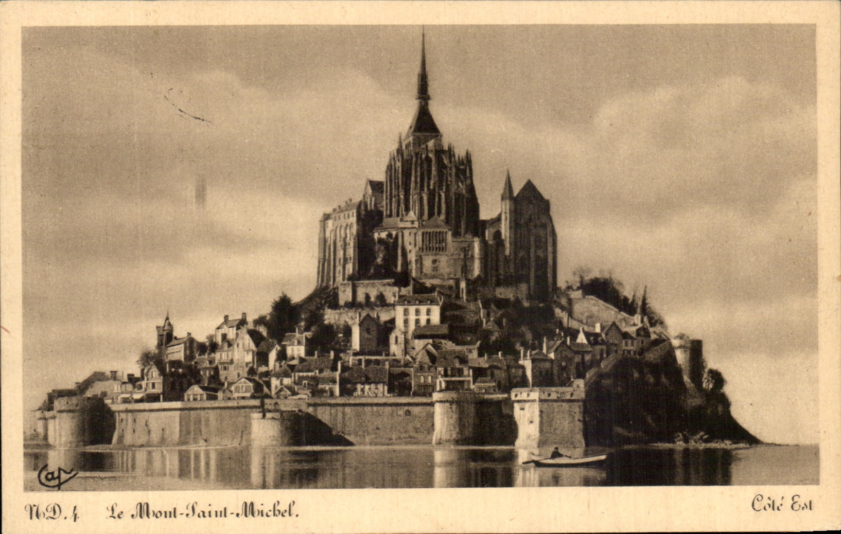 CPA Le Mont Saint Michel Cote Est