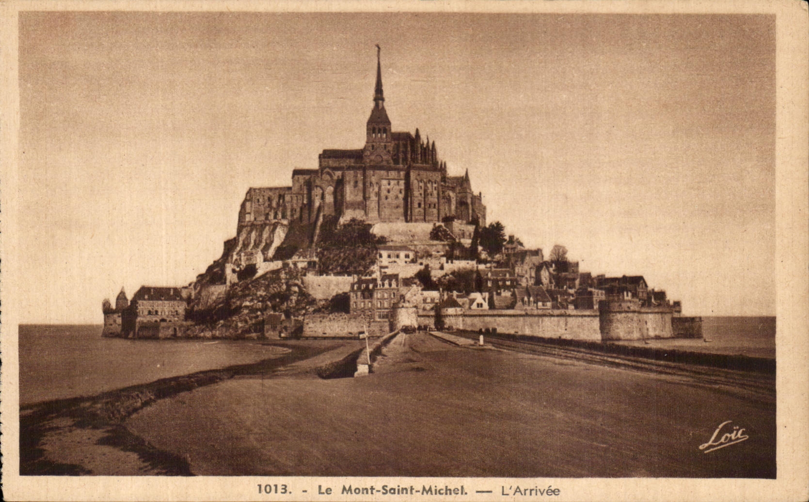 Le Mont-Saint-Michel — L'Arrivée — Loïc, n° 1013