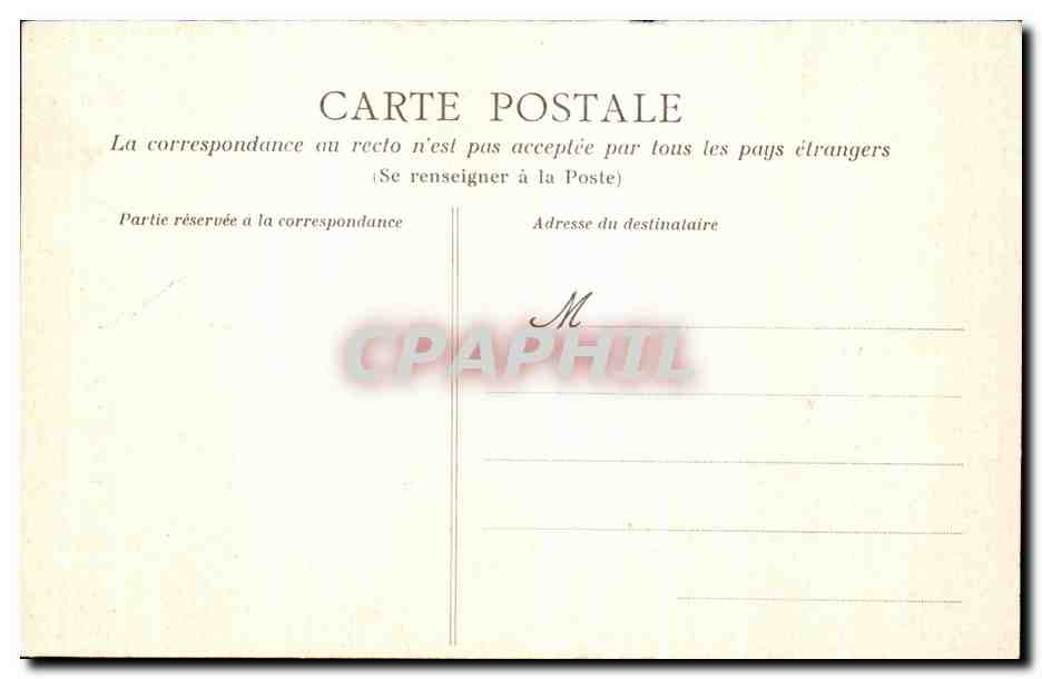 CPA Le Mont Saint Michel L'entree de l'Abbaye — Verso