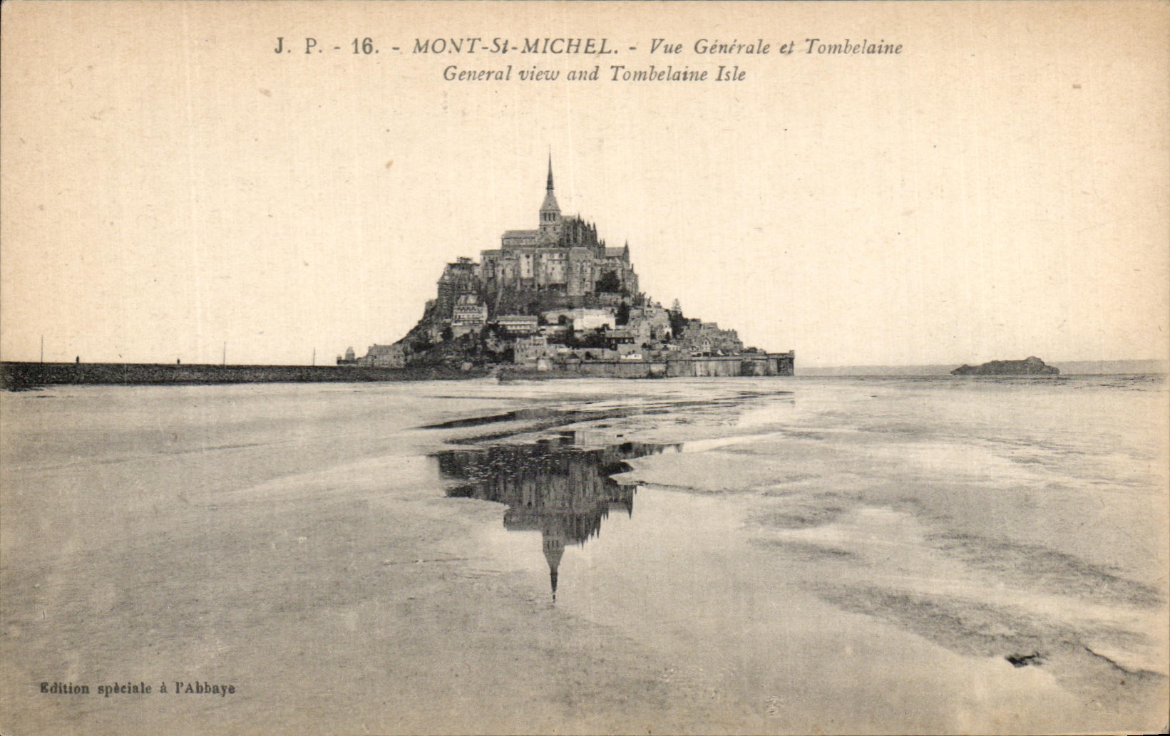 Monte-Sant-Michel — Vista general y Tombelaine — J.P. - 16 - Edición especial en la Abadía