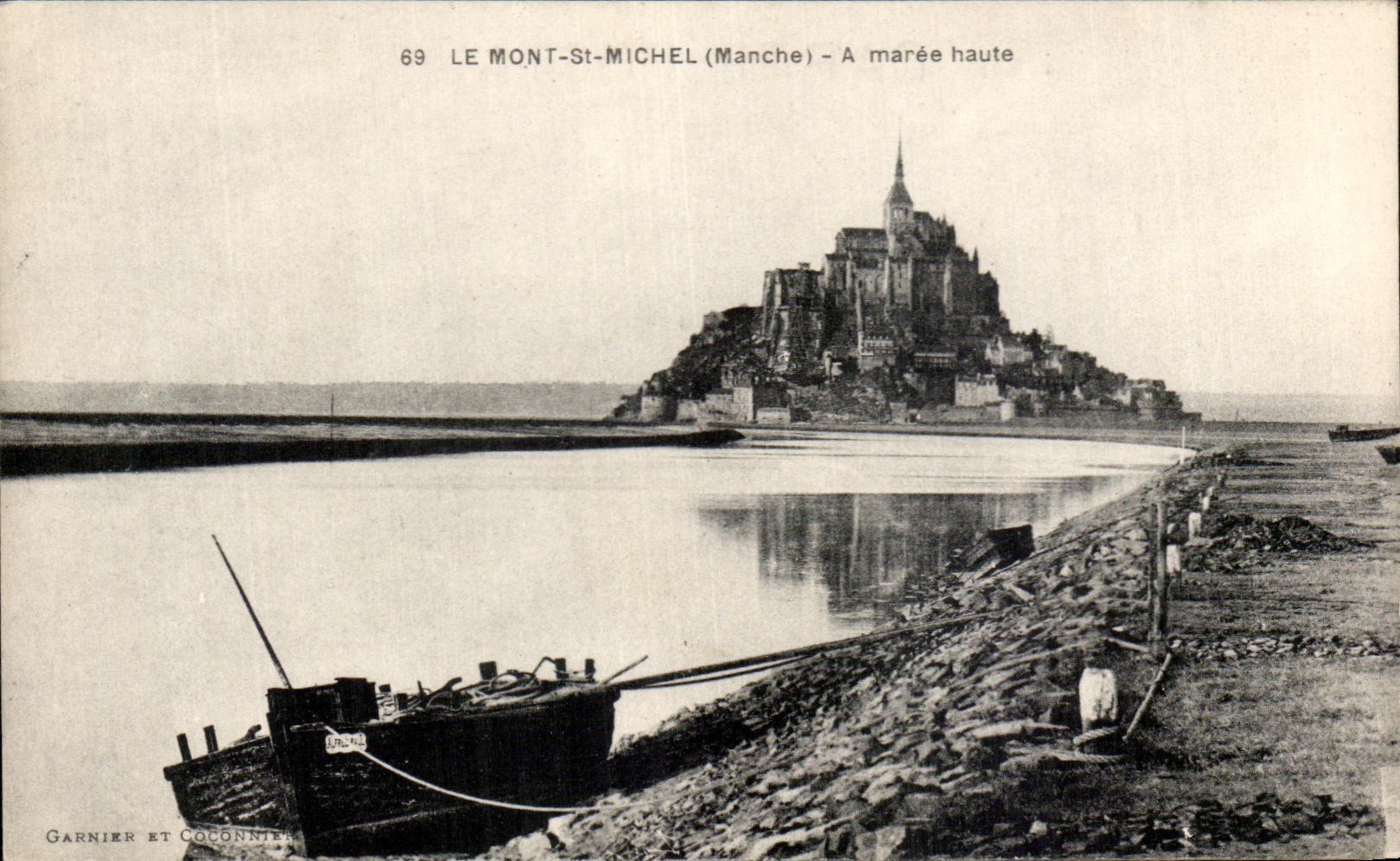 CPA Le Mont Saint Michel A Maree Haute